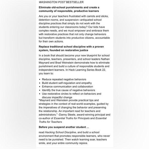 H****** School Discipline by Nathan Maynard and Brad Weinstein - Picture 2 of 5